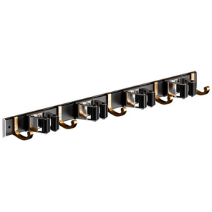 Rack mobili e ganci supporto per scopa supporto per montaggio a parete Mop scopa in alluminio Mop Storage - Product Image 1