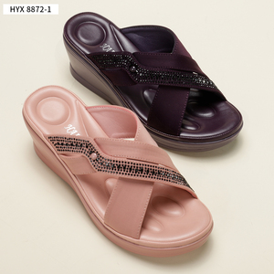 <span class=keywords><strong>Zapatillas</strong></span> <span class=keywords><strong>de</strong></span> <span class=keywords><strong>Ballet</strong></span> para Mujer Haifeini, Transpirables, con Plataforma, Punta Abierta, Decoración <span class=keywords><strong>de</strong></span> Cuentas, para Verano - Product Image 1