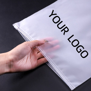 Nhà Máy Bán buôn rõ ràng Dây Kéo Túi Frosted nhựa T-Shirt <span class=keywords><strong>Ziplock</strong></span> Túi tùy chỉnh mang nhãn hiệu <span class=keywords><strong>Ziplock</strong></span> túi để đóng gói - Product Image 1