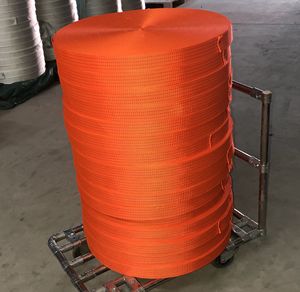Correa de Amarre de Poliéster de Alta Resistencia de 5 cm, Color Naranja, 3T de Resistencia a la Rotura, para Uso Industrial y Logístico - Product Image 6
