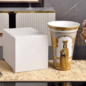 Vase de table en céramique de luxe contemporain, décoration écologique pour la maison, salon, occasion de mariage - Product Image 3