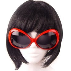 100% cheveux vierges humains Texture afro bouclée en noir disponible en plusieurs longueurs étirées de 12 à 40 pouces teinte rougeâtre - Product Image 1