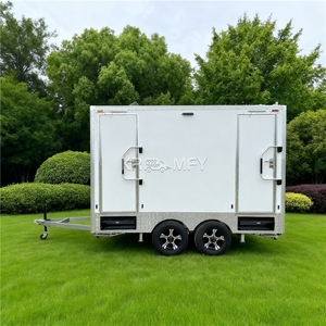2025 Stations Outdoor Luxury Public <b>Portable</b> <b>Shower</b> Bathroom Toilet Event Restroom Trailer - Product Image 2