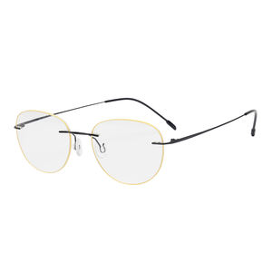 <span class=keywords><strong>Lunettes</strong></span> de vue sans monture en titane, design italien, pour femmes - Product Image 3