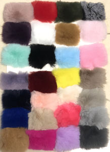 Colorful Wholesale Puff Ball Faux Rabbit Fur Furry Furball Keychains Plush Fur Ball Keychain Princess Pom Pom Keychain - Product Image 2