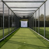Filet de protection souple en maille plastique polyester avec service de découpe, séparateur de terrain intérieur pour la pratique sportive, cage de frappe de baseball