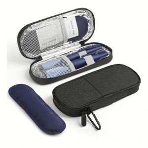 Sac isotherme pour insuline Oxford avec fermeture éclair et fonction de conservation de la fraîcheur, portable pour le transport de médicaments - Product Image 3