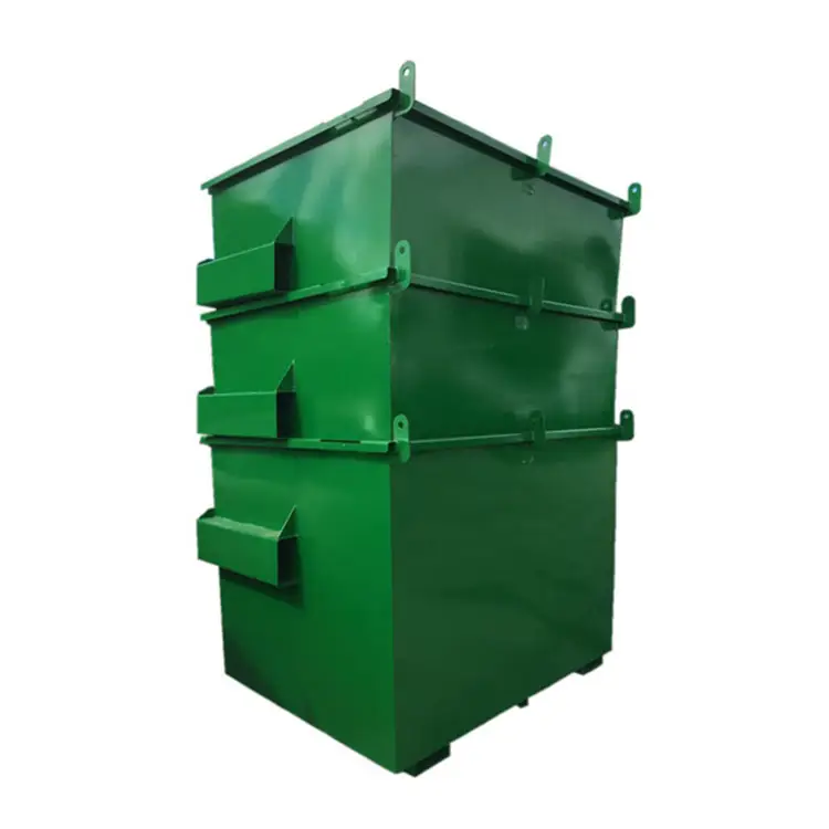 ごみ箱やその他の廃棄物容器をリサイクルする廃棄物管理のための典型的なスキップビン