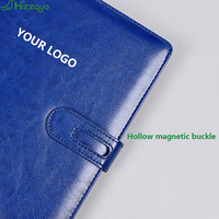 Großhandel Maßgefertigter Büro-Organizer mit 6-Ring-Mechanik, A5 Leder-Hardcover Ringbuch Agenda-Planer