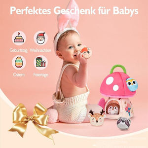 Jouets Montessori pour bébés, hochet en peluche, couette sensorielle froissée, jouet pour tout-petits en tissu super doux - Product Image 6