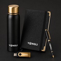 Ensemble cadeau d'entreprise personnalisé avec impression de logo, ensemble cadeau promotionnel et d'affaires de luxe, article promotionnel