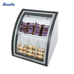 Static Cooling <b>Confectionery</b> Mini Chocolate Refrigerator Showcase for Store Dss-18w4 Dss-18w4 Mini Chocolate Refrigerator - Product Image 3