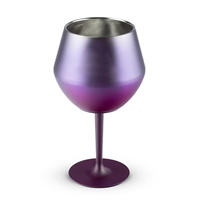 Tasse à pied haut en acier inoxydable de 14 oz de haute qualité avec impression personnalisée, partie en plastique détachable, isolation thermique, cadeaux d'affaires