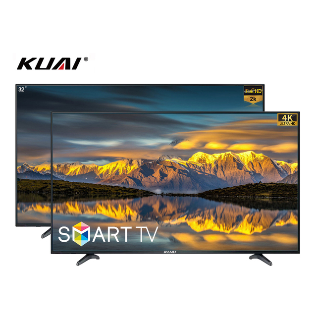 Led Tv 2K 4K 55 43 40 32 Inch Full Hd a Grade Flat Panel LCD Android Smart Tv Television