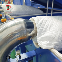 Machine de remplissage sous vide entièrement automatique Sojet pour fibres de polyester, kapok et coton, pour le remplissage d'oreillers, capacité de 200 à 240 pièces/heure, certifiée CE