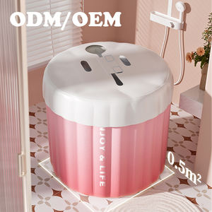 Baignoire gonflable en PVC personnalisée en usine baignoire pliante avec <span class=keywords><strong>pompe</strong></span> à air intégrée 85cm x 70cm - Product Image 2