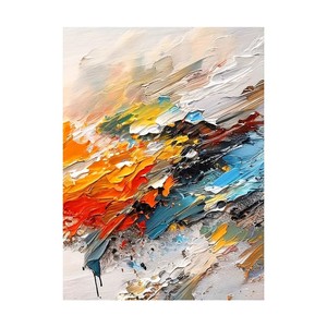 Dafen Village Oil Painting Hand Painted Abstract Art <b>Large</b> Textured Canvas Wall Hanging For Living Room Sofa Background - Product Image 5