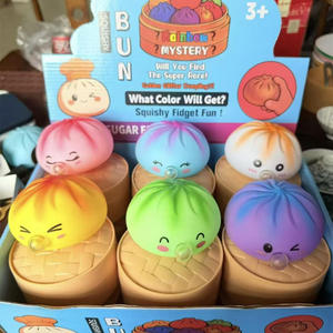 Collectible Mood Steamed Bun Fidget Toy Blowing <b>Bubble</b> Squishy Ball Anxiety Relief Stress Toy for Kids Adults - Product Image 2
