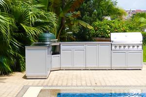 Durable and Eco-friendly Aluminum Outdoor Cabinet Durable Aluminum Cabinet Waterproof Outdoor Furniture Eco Friendly Living <strong>Roo</strong> - Product Image 2