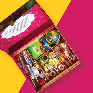 Sang Trọng Đầy Màu Sắc In Ấn Rỗng Kẹo Hộp Tùy Chỉnh Ngọt Ngào Giáng Sinh Kẹo Hộp Giấy Bao Bì - Product Image 3