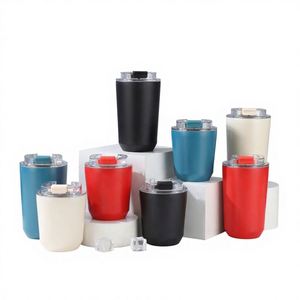 Minimalist 304 Stainless Steel Vacuum Insulated Coffee Thermos <b>Mug</b> High-Value Mini Portable Travel Cup for Car Use - Product Image 1