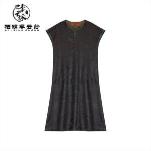 Robe d'été vintage en mousseline de soie pour femmes Robe vintage respirante et décontractée - Product Image 6