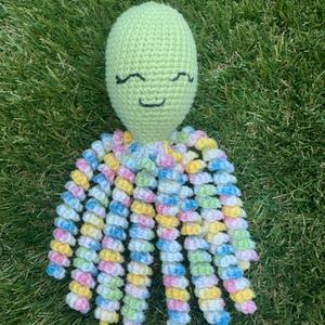 Oferta Especial: Muñeco de <span class=keywords><strong>Pulpo</strong></span> Amigurumi Tejido a Mano 100% <span class=keywords><strong>para</strong></span> Bebés, Juguete de Peluche de <span class=keywords><strong>Pulpo</strong></span> Amigurumi, Regalos <span class=keywords><strong>para</strong></span> Bebés - Product Image 2