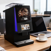 Machine à café commerciale multifonctionnelle à écran tactile de 7 pouces, fonctionnant avec des pièces de monnaie, Maquina Expendedora De Café, distributeur automatique de café