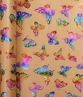 Ensemble d'emballage cadeau personnalisable en papier kraft brun vintage recyclable 80 g/m², comprenant des sacs à main, une boîte cadeau, des cartes de journal, des étiquettes suspendues