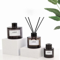Flacon diffuseur en verre vide de qualité supérieure pour parfums d'intérieur et mélanges d'huiles essentielles