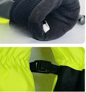 Gants de ski pour adultes, hommes et femmes, pour snowboard, hiver, thermiques, en cuir/PU, imperméables, écran tactile, cinq doigts, chauds et résistants au froid - Product Image 6