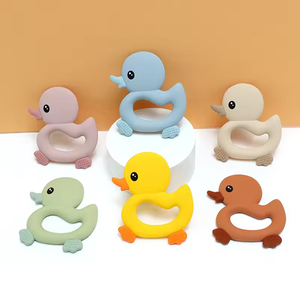 Mordedor de Silicona Suave sin BPA con Forma de Animal, Juguete Masticable, Calmante de Encías, Palo Molar, Accesorio para Alivio de la Dentición - Product Image 4