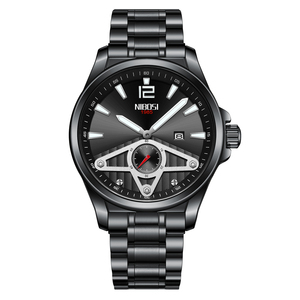 For NIBOSI 2021 Luxury <b>Men's</b> Sport Analog Quartz Wristwatch Waterproof <b>Steel</b> Band with Glass Dial Fashion Relogio Masculino - Product Image 5