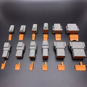 High quality waterproof connectors 2/3/4/6/8/12pin dtm connectors