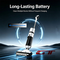 Aspirateur Balai Portable Humide et Sec à Double Brosse Rotative pour Usage Domestique et Commercial