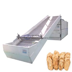 Ligne de production de séchage à bande maillée à grande capacité et à haut rendement pour le séchage des tranches de racine de bardane, des bâtonnets de salsif et des <span class=keywords><strong>morceaux</strong></span> de scorzonéra - Product Image 1