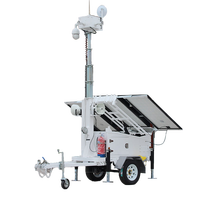 Nouveau design Caméra Cctv Remorque solaire Largement utilisé Qualité supérieure Surveillance Remorque solaire Cctv