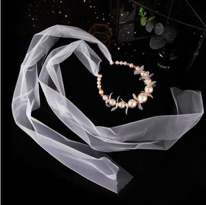 Sets <span class=keywords><strong>de</strong></span> bijoux <span class=keywords><strong>de</strong></span> Costume <span class=keywords><strong>de</strong></span> luxe pour mariage en perles <span class=keywords><strong>de</strong></span> cristal, nouvelle collection ras du <span class=keywords><strong>cou</strong></span>, boucles d'oreilles diadème, strass - Product Image 3