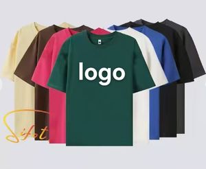 Sifot venta al por mayor de alta calidad 100% algodón tejido impreso hombres camiseta Boxy ropa de calle de gran tamaño recortada personalizada - Product Image 2