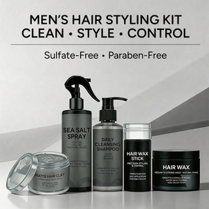 ผลิตภัณฑ์จัดแต่งทรงผมสำหรับผู้ชาย แบรนด์ร้าน<span class=keywords><strong>ต</strong></span>ัด<span class=keywords><strong>ผม</strong></span> เช่น แฮร์เค<span class=keywords><strong>ล</strong></span>ย์ แฮร์แว็กซ์ โพเมด สเปรย์น้ำทะเ<span class=keywords><strong>ล</strong></span> แชมพู - Product Image 1