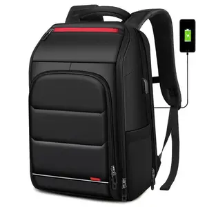 विरोधी चोरी यूएसबी चार्ज पानी प्रतिरोधी व्यापार कॉलेज स्कूल के लिए 17 इंच यात्रा लैपटॉप बैग पुरुषों