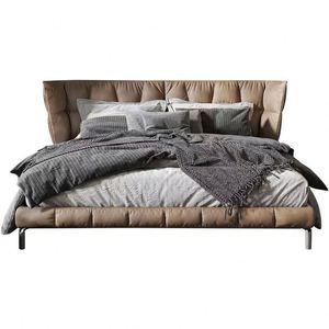GEDO Custom Modern Queen King Full-Size <span class=keywords><strong>letto</strong></span> imbottito <span class=keywords><strong>in</strong></span> <span class=keywords><strong>legno</strong></span> con cassetti portaoggetti e testiera nella fondina - Product Image 2