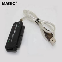Nuevo Adaptador Convertidor USB 2.0 a IDE y SATA de Suministro Directo de Fábrica para Disco Duro de 2.5 / 3.5 Pulgadas