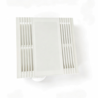 Ventilateur de plafond pour salle de bain avec lumière LED intégrée, CCT unique ou tricolore en option