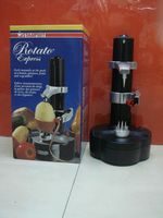 Wxl045 Nieuwe Elektrische Spiraal Fruit Aardappel Peeling Batterij Aangedreven Roestvrij Staal Automatische Appelschiller