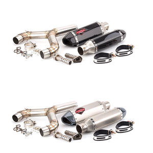 Silencieux d'échappement de moto en Fiber de carbone, système complet pour <span class=keywords><strong>Aprilia</strong></span> <span class=keywords><strong>SHIVER</strong></span> <span class=keywords><strong>750</strong></span> <span class=keywords><strong>SHIVER</strong></span> <span class=keywords><strong>750</strong></span> silencieux d'échappement - Product Image 1