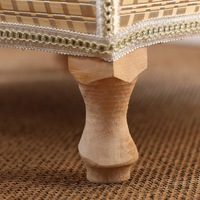 Table basse moderne en bois massif tressé en bambou, mobilier de maison, table basse de chambre, écologique, multifonctionnelle, rangement facile