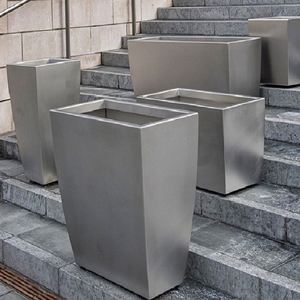 Pot de fleurs <span class=keywords><strong>XXL</strong></span> pour jardin extérieur, pot de fleurs carré pour jardin extérieur - Product Image 4