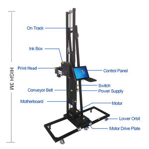 Máquina de pintura mural de riel de tierra de 12m, impresora de papel tapiz para imagen de gran tamaño, decoración de pared, impresora de arte - Product Image 2
