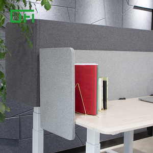 Vách Ngăn Để Bàn Bằng Vải Polyester Cách Âm Có Thể Dính Được - Product Image 4